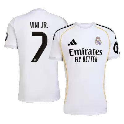 Men's Real Madrid VINI JR. #7 Home Soccer Jersey 2025/26 - acejersey
