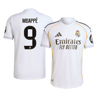 Real Madrid MBAPPÉ #9 Home Soccer Jersey 2025/26 - Player Version - acejersey