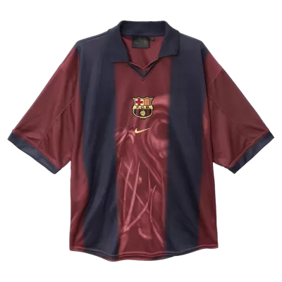 Men's Barcelona x Cactus Jack Remake Soccer Jersey 2000/01 - acejersey