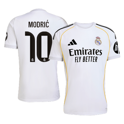 Men's Real Madrid MODRIĆ #10 Home Soccer Jersey 2025/26 - acejersey