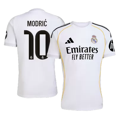 Men's Real Madrid MODRIĆ #10 Home Soccer Jersey 2025/26 - acejersey