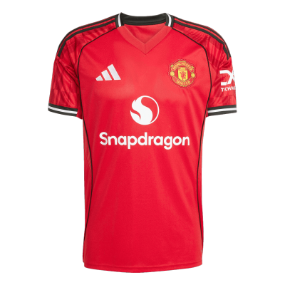 Men's Manchester United Home Soccer Jersey 2025/26 - acejersey