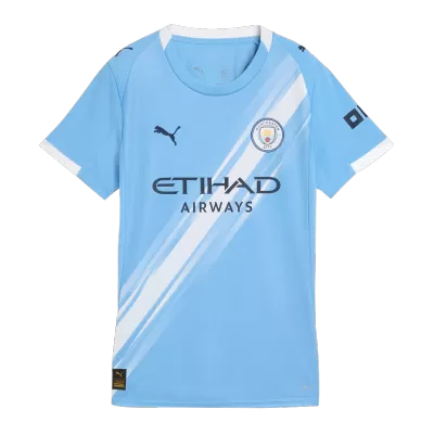 Women's Manchester City Home Soccer Jersey 2025/26 - acejersey