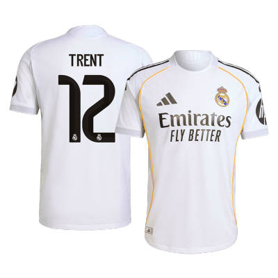 Real Madrid TRENT #12 Home Soccer Jersey 2025/26 - Player Version - acejersey