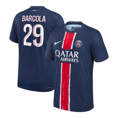 PSG BARCOLA #29 Home Soccer Jersey 2024/25 - Player Version - acejersey