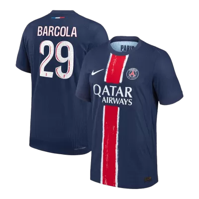 PSG BARCOLA #29 Home Soccer Jersey 2024/25 - Player Version - acejersey