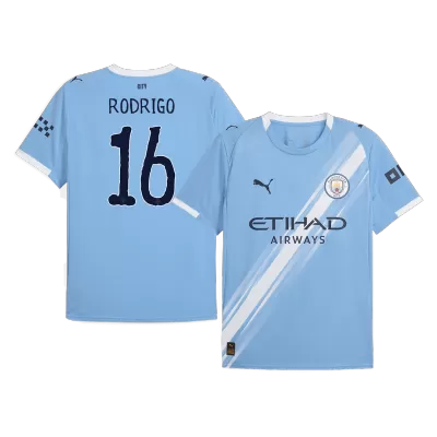 Men's Manchester City RODRIGO #16 Home Soccer Jersey Club World Cup 2025/26 - acejersey