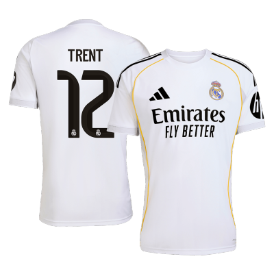 Men's Real Madrid TRENT #12 Home Soccer Jersey 2025/26 - acejersey