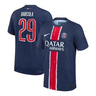 PSG BARCOLA #29 Home Soccer Jersey 2024/25 UCL - Player Version - acejersey
