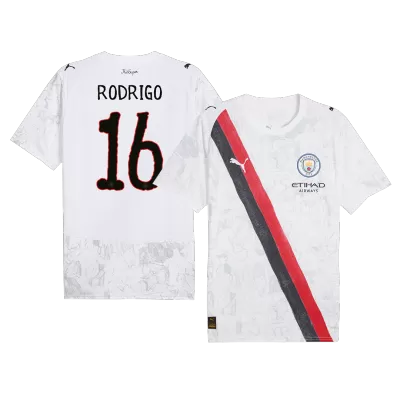 Men's Manchester City x KidSuper RODRIGO #16 Soccer Jersey Club World Cup 2025/26 - acejersey