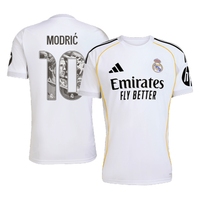 Men's Real Madrid MODRIĆ Special #10 Home Special Soccer Jersey 2025/26 - acejersey