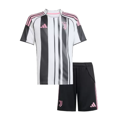 Kid's Juventus Home Jersey Kit(Jersey+Shorts) 2025/26 - acejersey