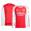 Arsenal Home Long Sleeve Soccer Jersey 2025/26 Red - acejersey