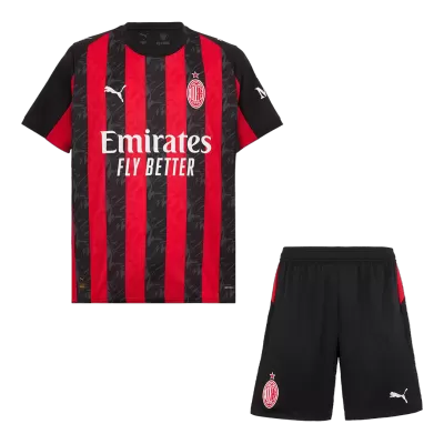 Men's AC Milan Home Jersey (Jersey+Shorts) Kit 2025/26 - acejersey