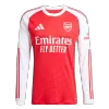 Arsenal Home Long Sleeve Soccer Jersey 2025/26 Red - acejersey
