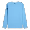 Manchester City Home Long Sleeve Soccer Jersey 2025/26 Blue - acejersey