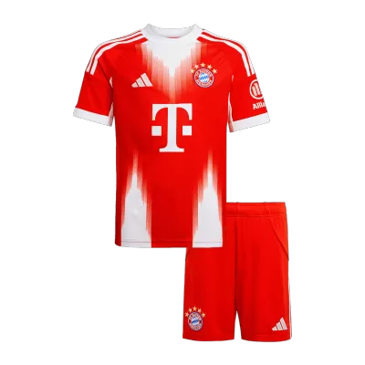 Kid's Bayern Munich Home Jersey Kit(Jersey+Shorts) 2025/26 - acejersey