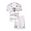 Kid's Bayern Munich Away Jersey Kit(Jersey+Shorts) 2025/26 - acejersey