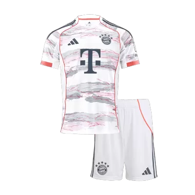 Kid's Bayern Munich Away Jersey Kit(Jersey+Shorts) 2025/26 - acejersey