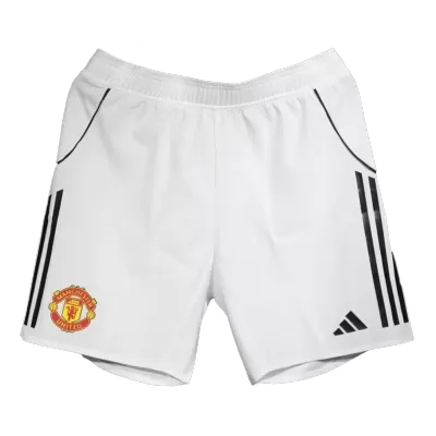 Manchester United Home Soccer Shorts 2025/26 - Player Version - acejersey