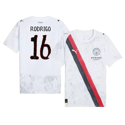 Men's Manchester City x KidSuper RODRIGO #16 Soccer Jersey Club World Cup 2025/26 - acejersey