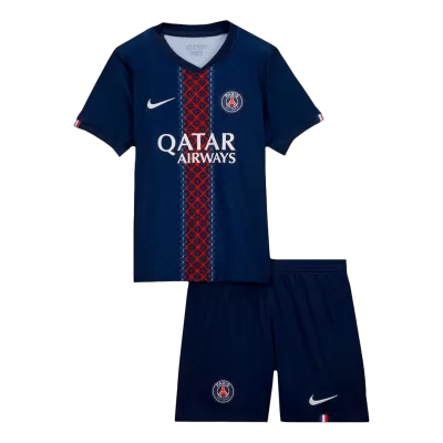 Kid's PSG Home Jersey Kit(Jersey+Shorts) 2025/26 - acejersey
