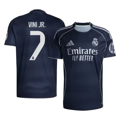 Men's Real Madrid VINI JR. #7 Away Soccer Jersey 2025/26 - acejersey