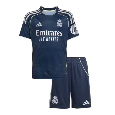 Kid's Real Madrid Away Jersey Kit(Jersey+Shorts) 2025/26 - acejersey