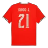Men's Portugal DIOGO J. #21 Home Soccer Jersey 2025 - acejersey