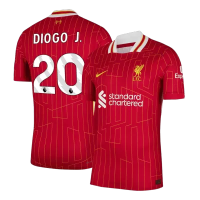 Liverpool DIOGO J. #20 Home Soccer Jersey 2024/25 - Player Version - acejersey