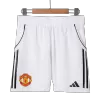 Manchester United Home Soccer Shorts 2025/26 - Player Version - acejersey