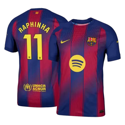 Barcelona RAPHINHA #11 Home Soccer Jersey 2025/26 - Player Version - acejersey