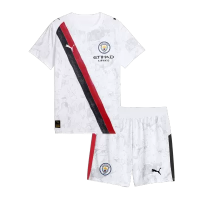 Kid's Manchester City x KidSuper World Cup Jersey Kit(Jersey+Shorts) Club World Cup 2025/26 - acejersey