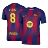 Barcelona PEDRI #8 Home Soccer Jersey 2025/26 - Player Version - acejersey