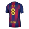 Barcelona PEDRI #8 Home Soccer Jersey 2025/26 - Player Version - acejersey