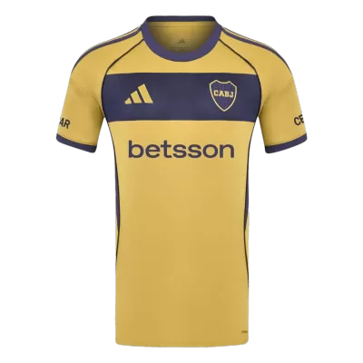 Boca Juniors Away Soccer Jersey 2025/26 Yellow - acejersey