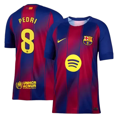 Men's Barcelona PEDRI #8 Home Soccer Jersey 2025/26 - acejersey