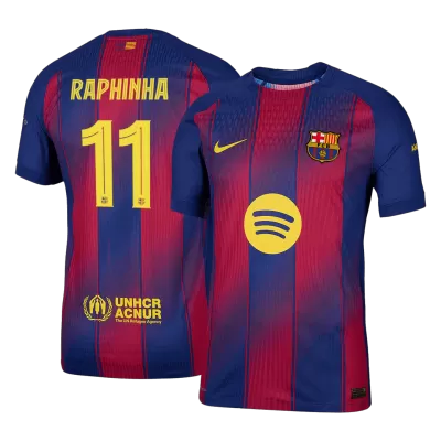 Barcelona RAPHINHA #11 Home Soccer Jersey 2025/26 UCL - Player Version - acejersey