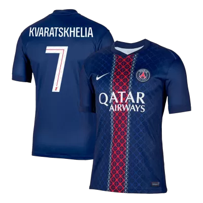 Men's PSG KVARATSKHELIA #7 Home Soccer Jersey 2025/26 - acejersey