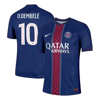PSG O.DEMBÉLÉ #10 Home Soccer Jersey 2025/26 - Player Version - acejersey