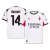 Men's AC Milan MODRIĆ #14 Away Soccer Jersey 2025/26 - acejersey