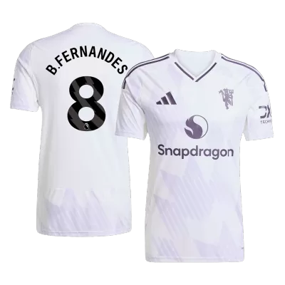 Men's Manchester United B.FERNANDES #8 Away Soccer Jersey 2025/26 - acejersey