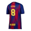 Men's Barcelona PEDRI #8 Home Soccer Jersey 2025/26 - UCL - acejersey