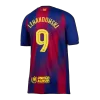 Men's Barcelona LEWANDOWSKI #9 Home Soccer Jersey 2025/26 - UCL - acejersey
