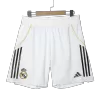 Real Madrid Home Soccer Shorts 2025/26 - Player Version - acejersey