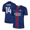 PSG D.DOUÉ #14 Home Soccer Jersey 2025/26 - Player Version - acejersey