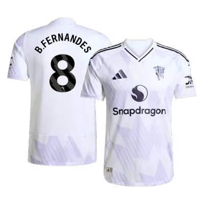 Manchester United B.FERNANDES #8 Away Soccer Jersey 2025/26 - Player Version - acejersey