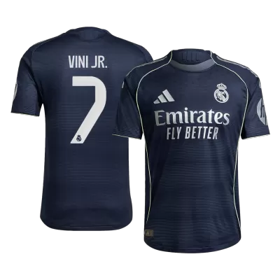 Real Madrid VINI JR. #7 Away Soccer Jersey 2025/26 - Player Version - acejersey