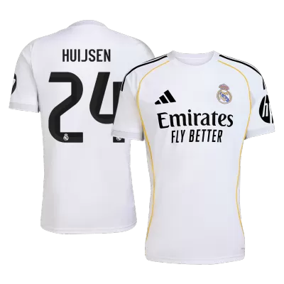 Men's Real Madrid HUIJSEN #24 Home Soccer Jersey 2025/26 - acejersey
