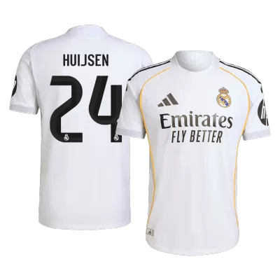 Real Madrid HUIJSEN #24 Home Soccer Jersey 2025/26 - Player Version - acejersey